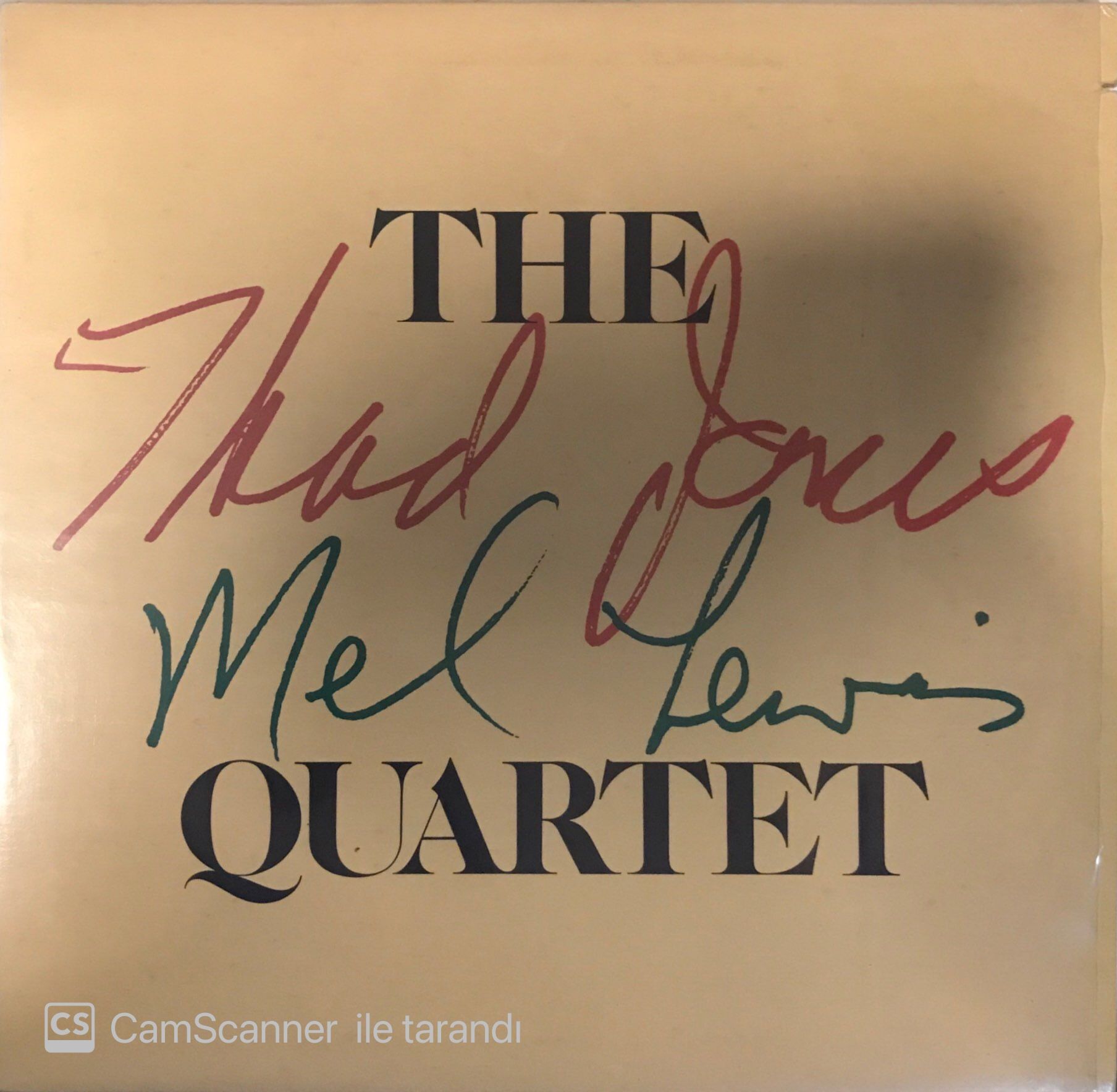 The Thad Jones -Mel Lewis Quartet LP