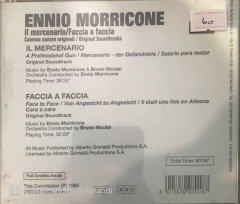 Ennio Morricone II Mercenario Faccia A Faccia CD