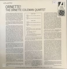 The Ornette Coleman Quartet Ornette! LP