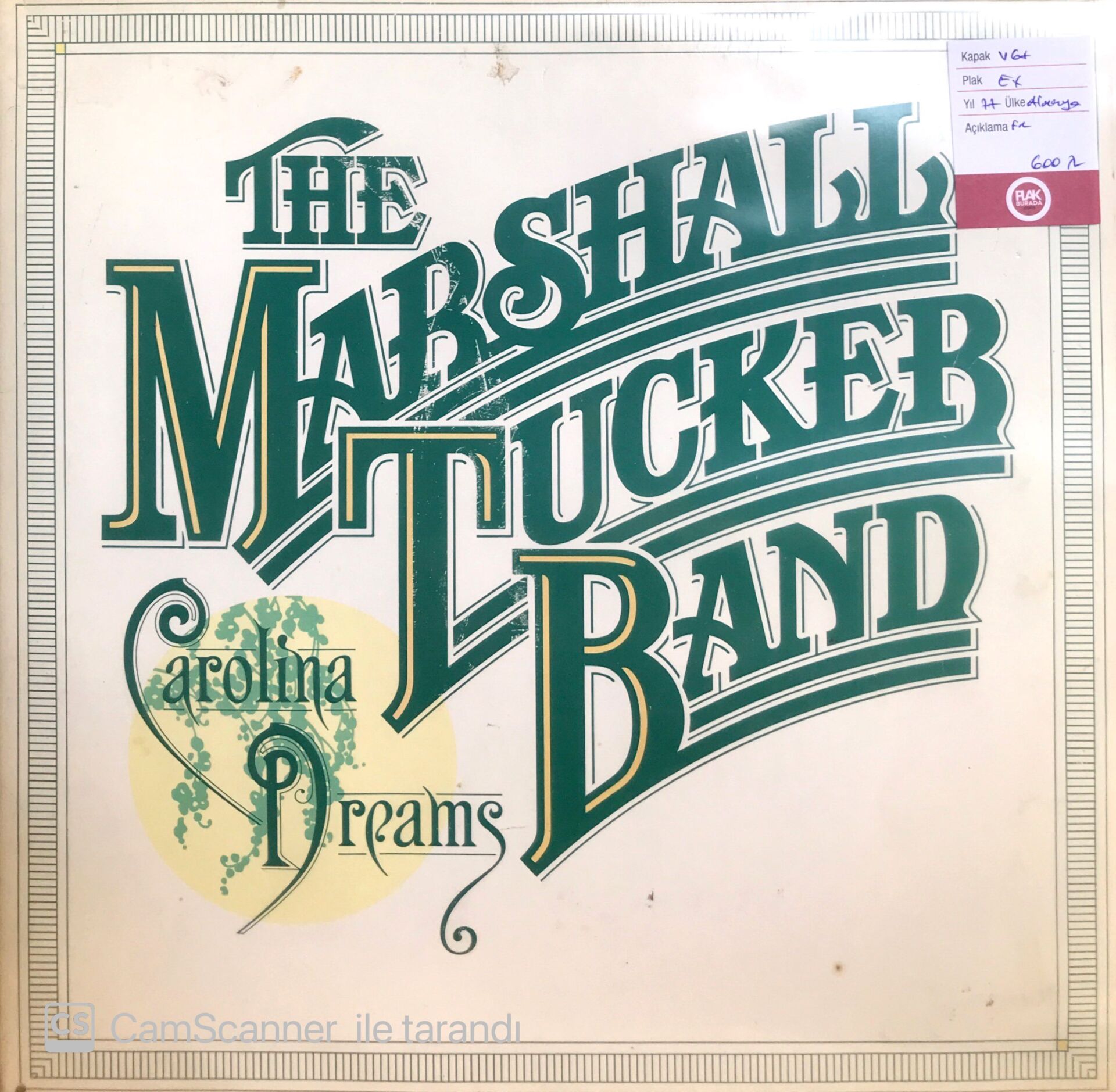 The Marshall Tucker Band / Carolina Dreams LP