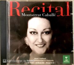 Recital - Montserrat Caballe- Alain Lombard Orchestra Philharmonique De Strasburg - CD