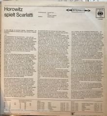 Horowitz Spielt Scarlatti LP