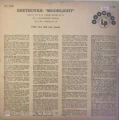 Beethoven '' Monlight'' Sonata No.14 Theo Van Der Pas LP