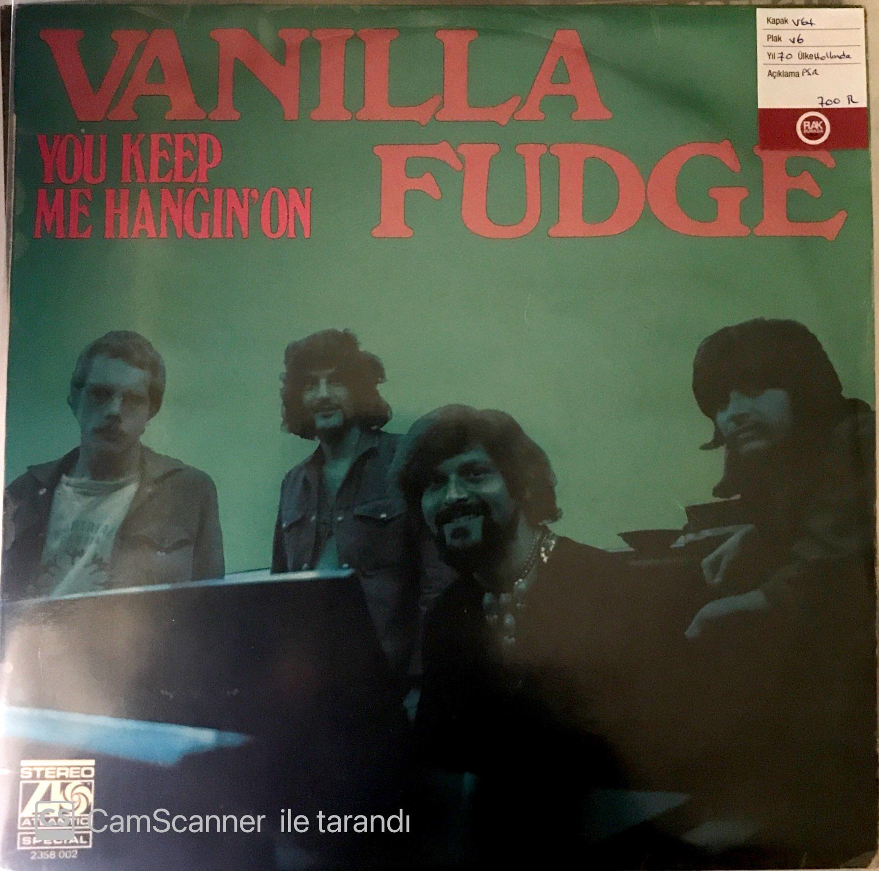 Vanilla Fudge - You Keep Me Hangin'on LP