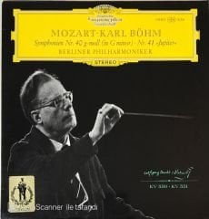 Mozart Karl Böhm Symphonien Nr.40 g-moll (In G minor) Nr.41 Jupiter Berliner Philharmoniker LP