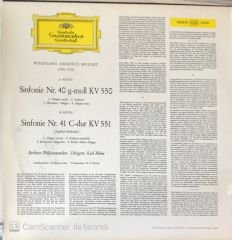 Mozart Karl Böhm Symphonien Nr.40 g-moll (In G minor) Nr.41 Jupiter Berliner Philharmoniker LP