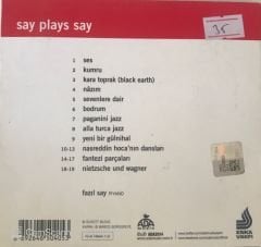 Fazıl Say Say Plays Say CD