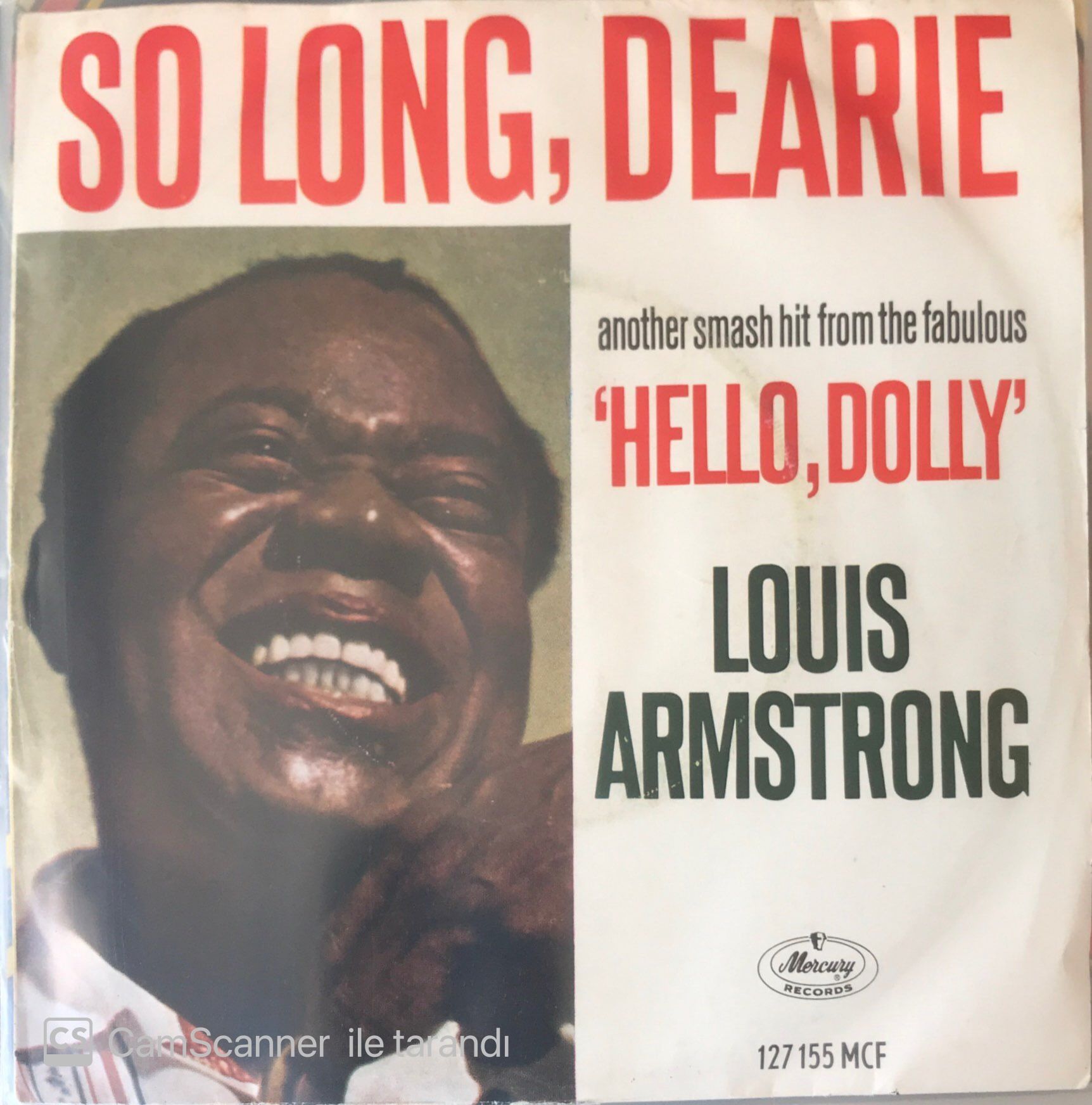 Louis Armstrong - So Long Dearie 45lik