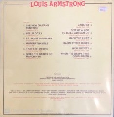 Louis Armstrong The New Orleans Function LP