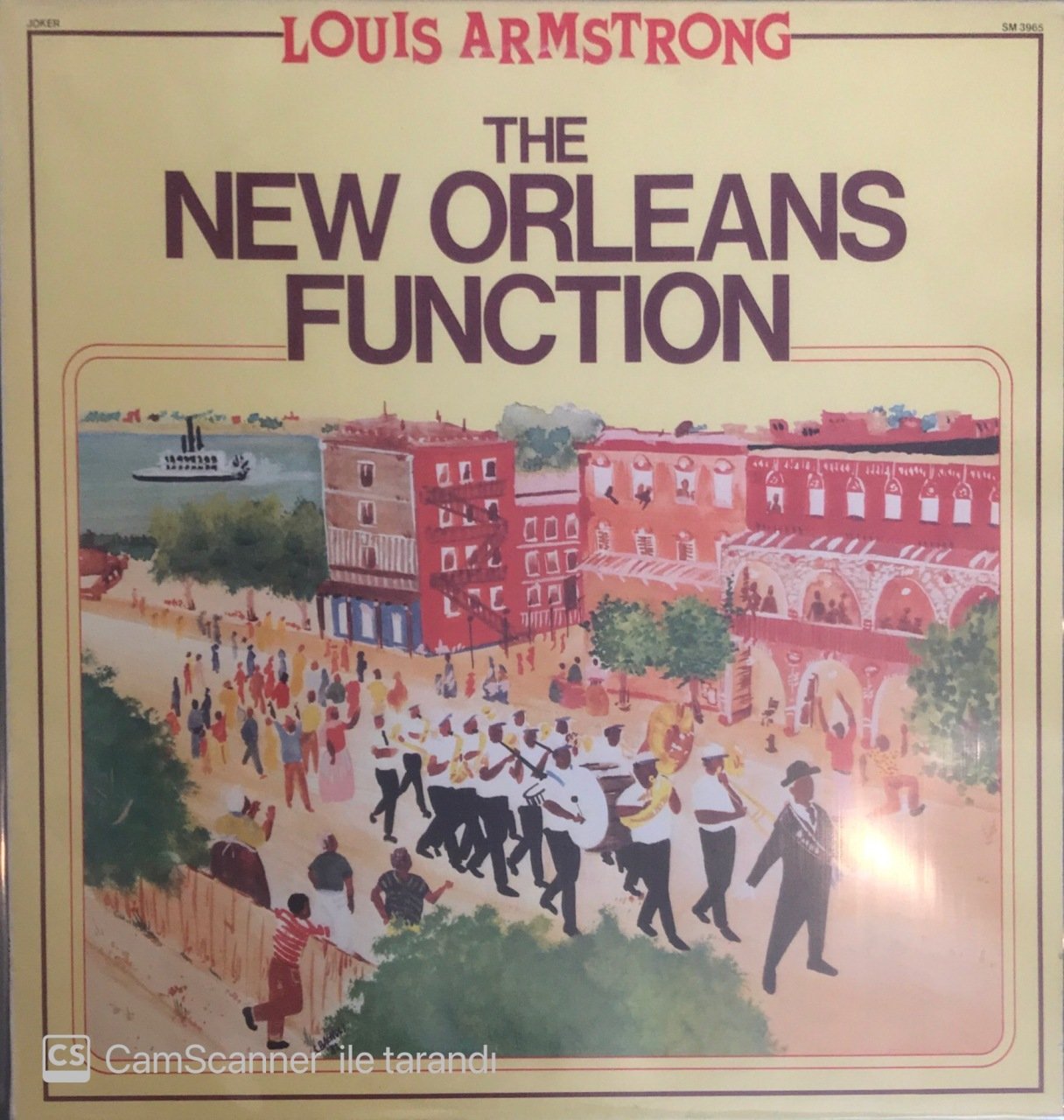 Louis Armstrong The New Orleans Function LP