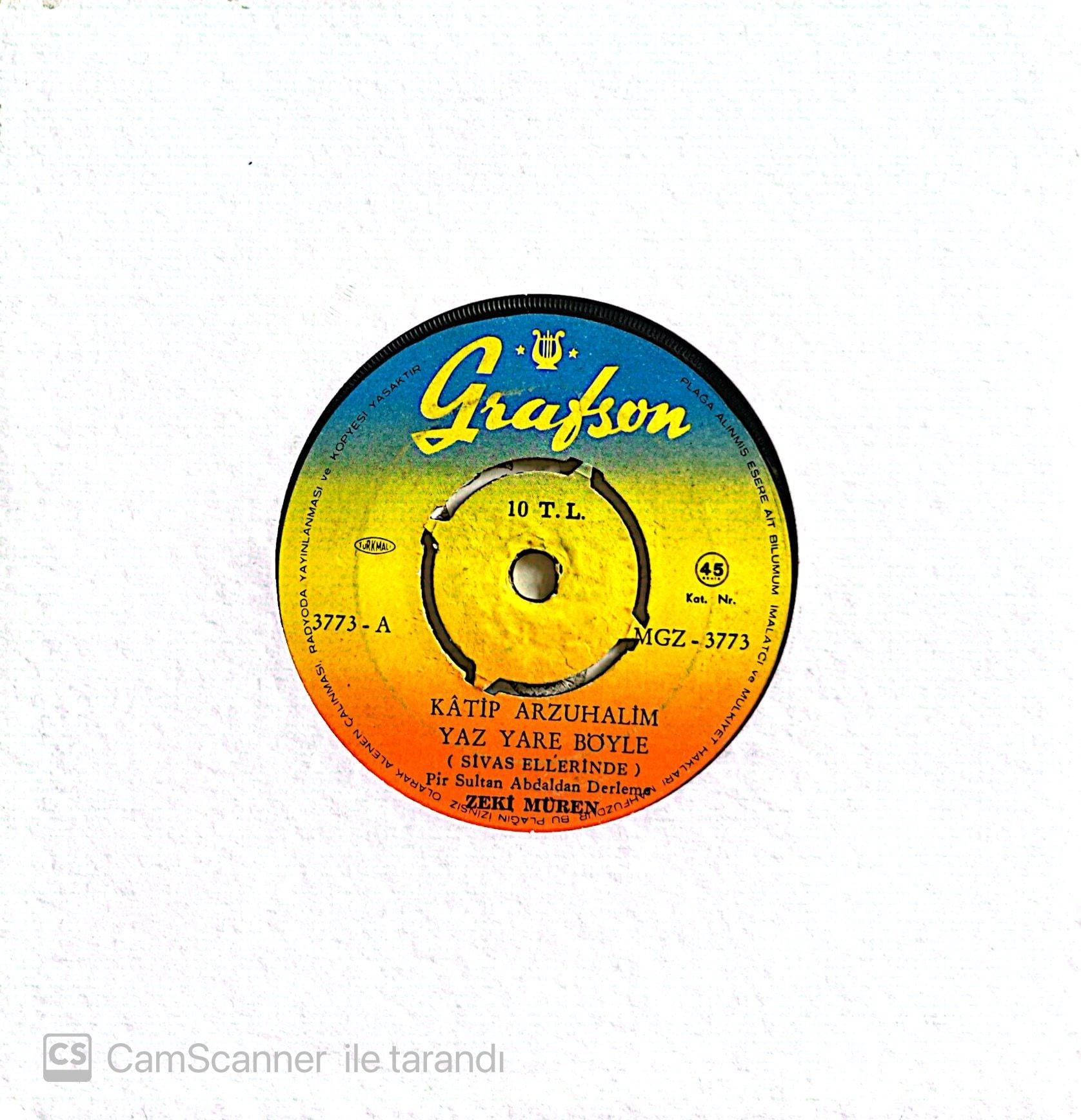 Zeki Müren Hey Gidi Koca Dünya 45lik