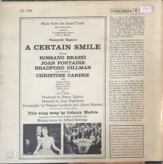 A Certain Smile Soundtrack LP
