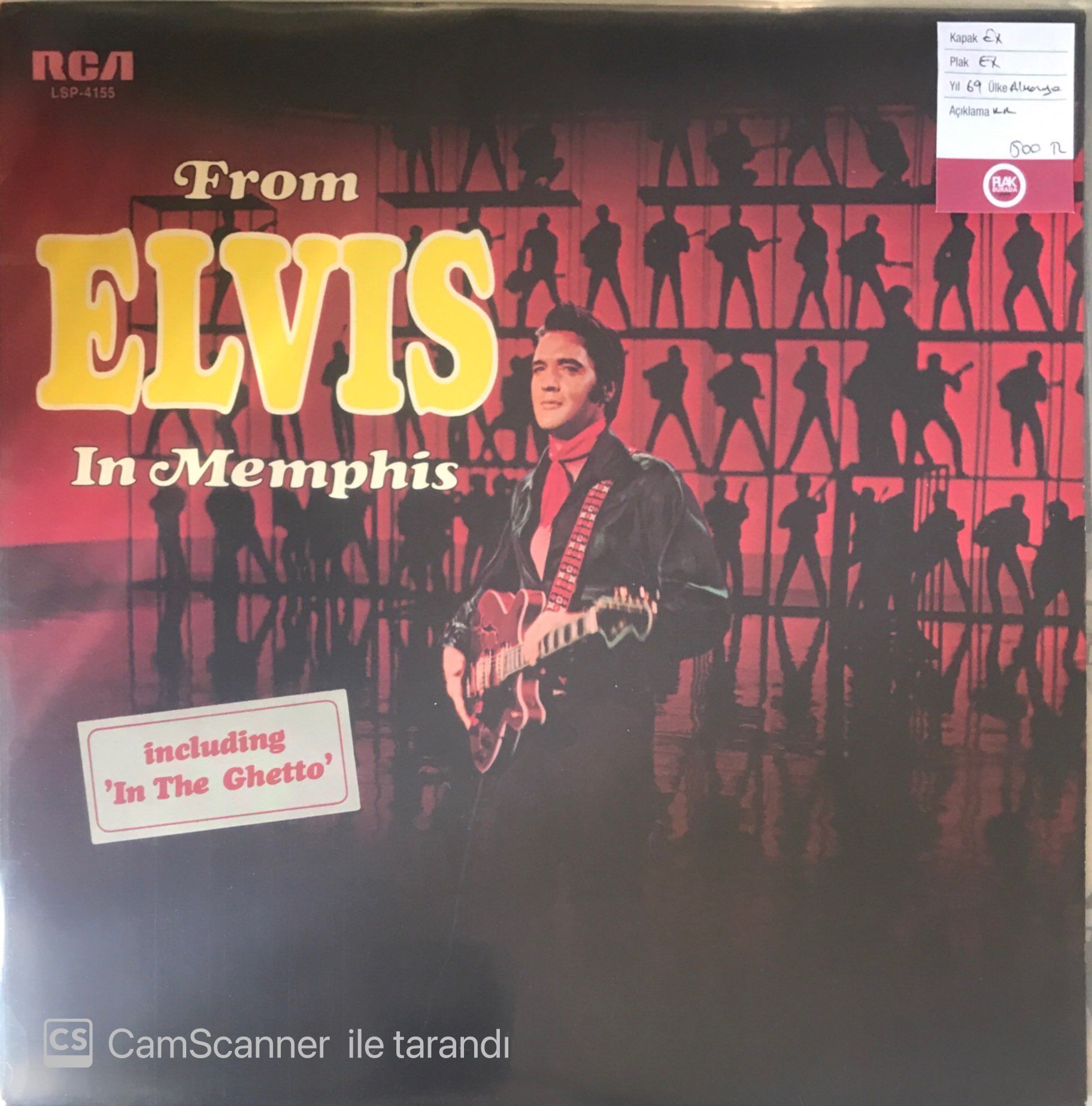 Elvis Presley - From Elvis In Memphis LP