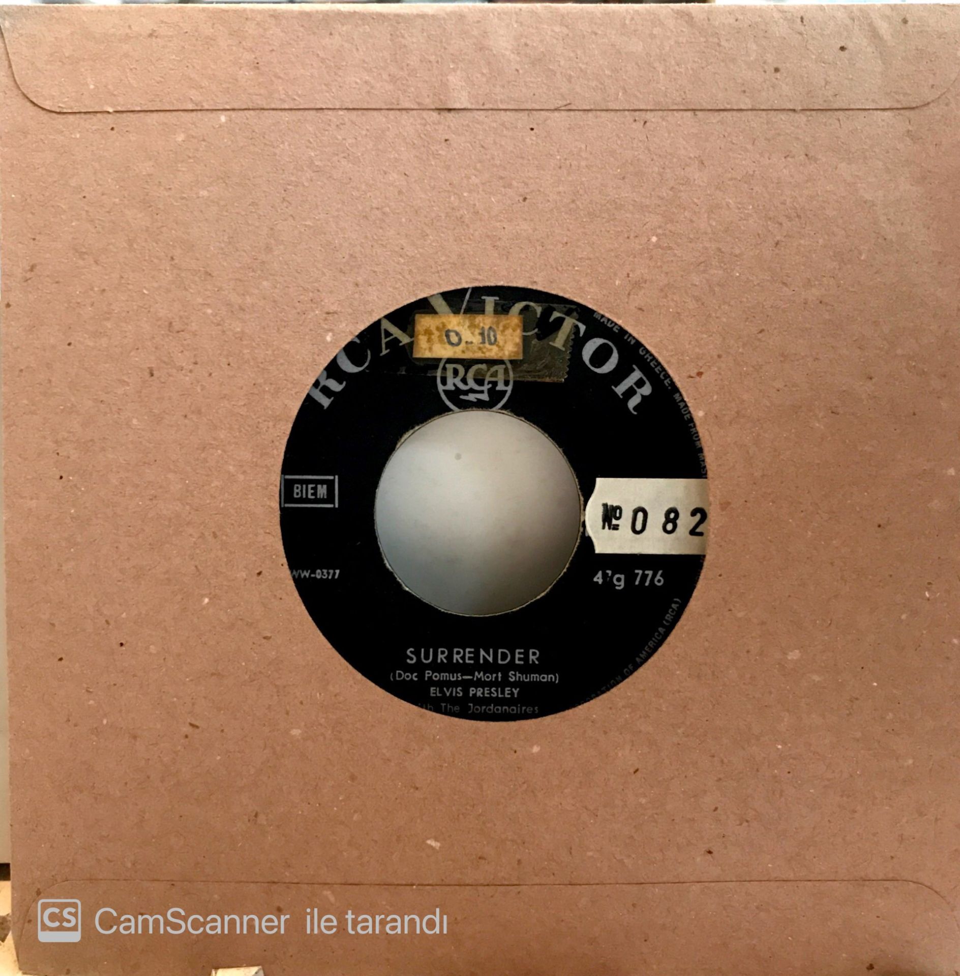 Elvis Presley Lonely Man 45lik