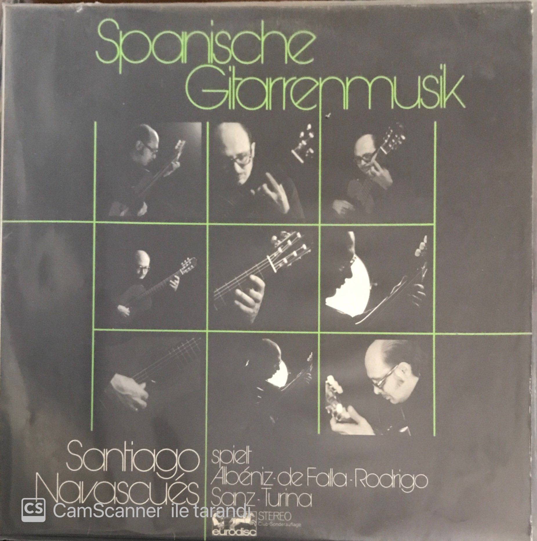 Santiago Navascues Spaniche Spaniche Gitarrenmusic LP