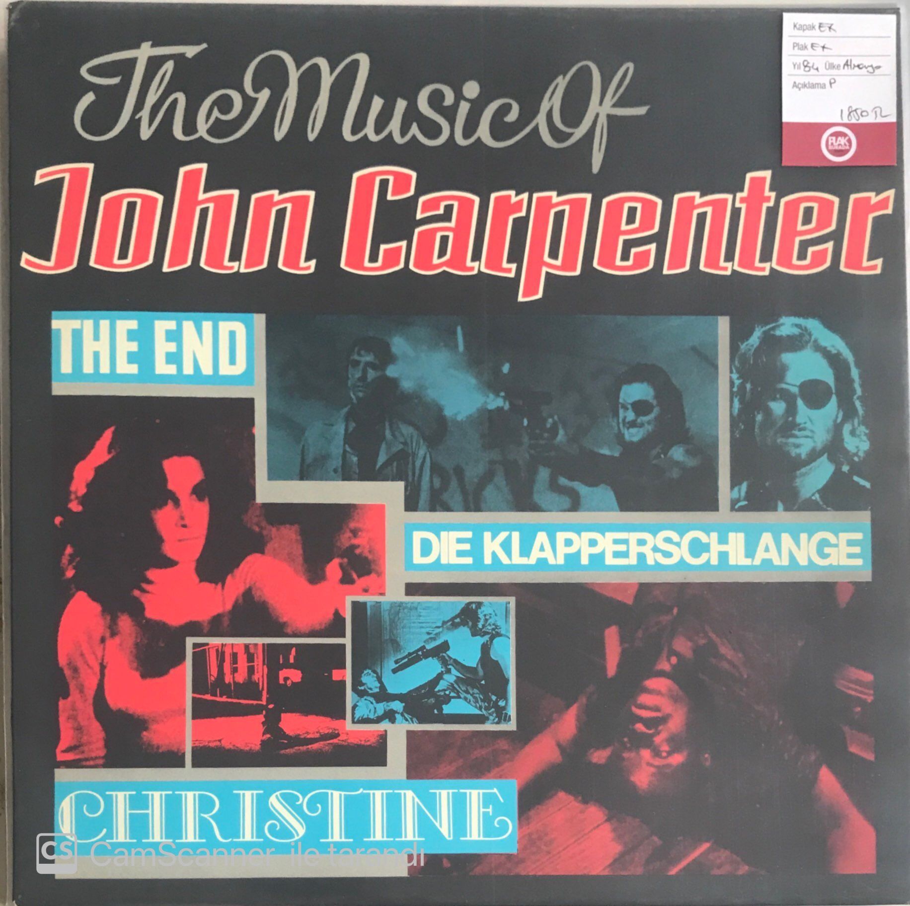 The Music Of John Carpenter LP