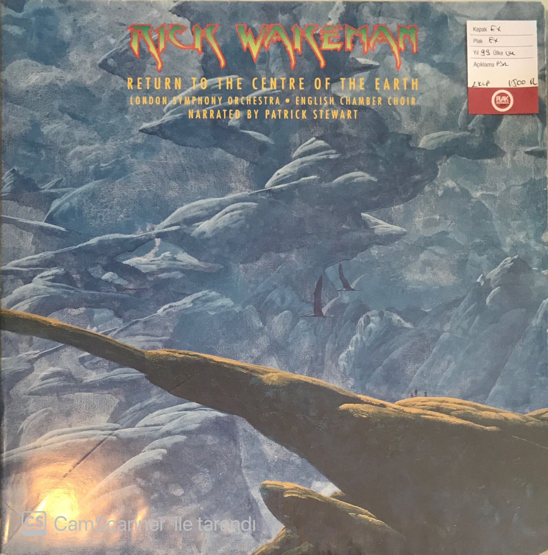 Rick Wakeman - Return To The Centre Of The Earth Double LP