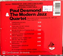 Paul Desmond & The Modern Jazz Quartet - CD