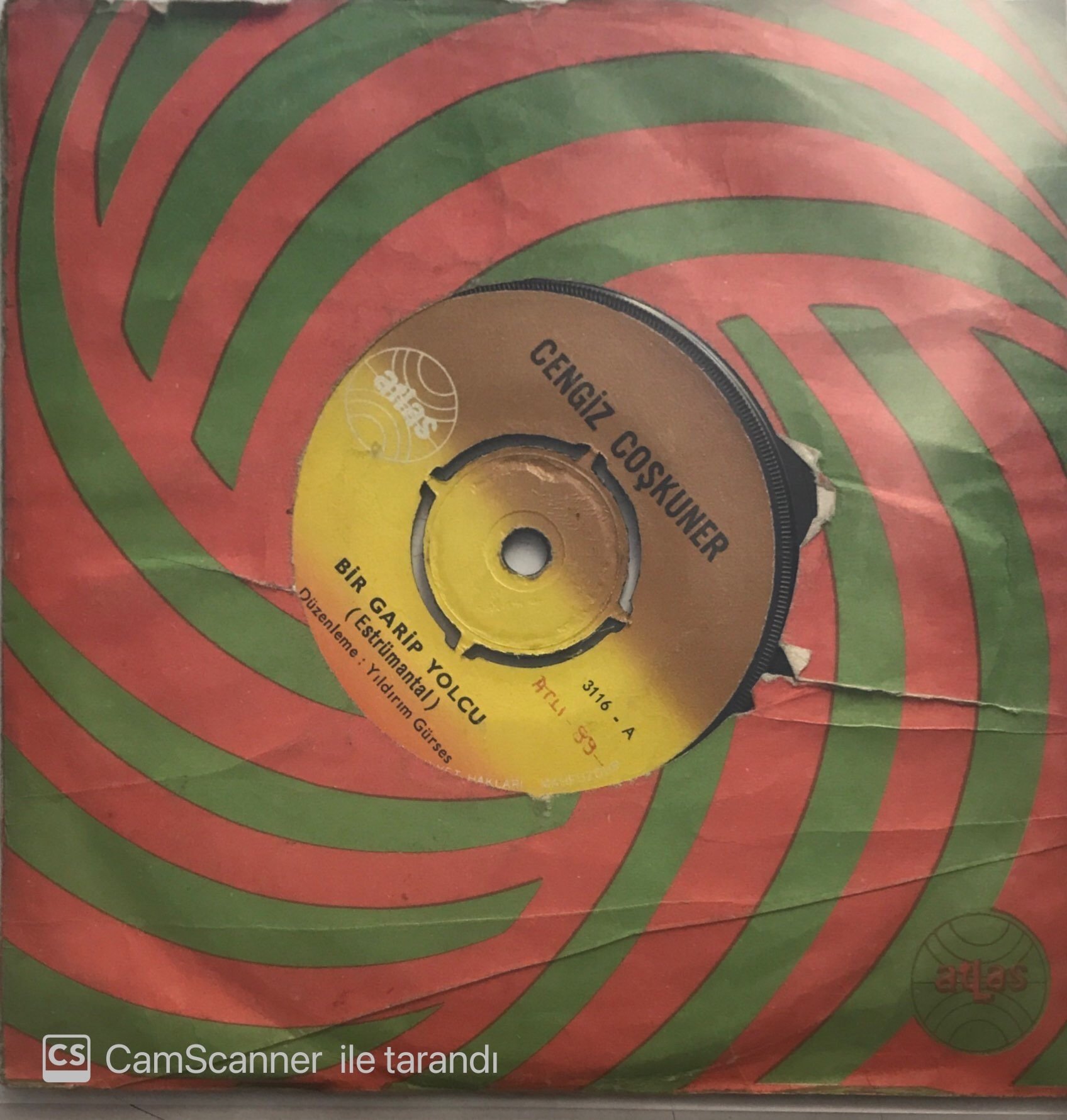 Cengiz Coşkuner Bir Garip Yolcu 45lik