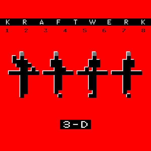 Kraftwerk – 3-D (1 2 3 4 5 6 7 8) Double LP