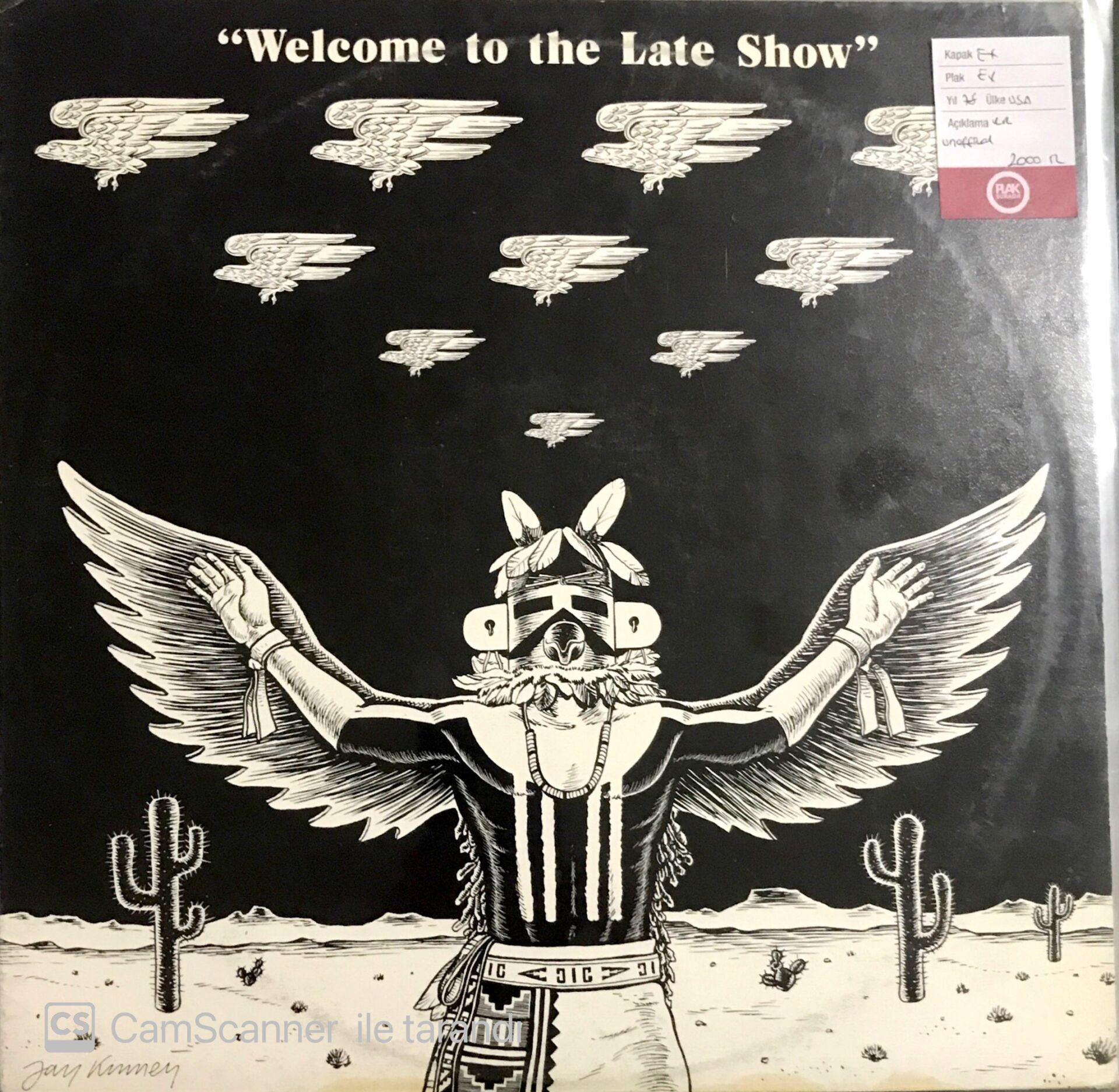 The Eagles with Joe Walsh - Welcome to the Late Show LP