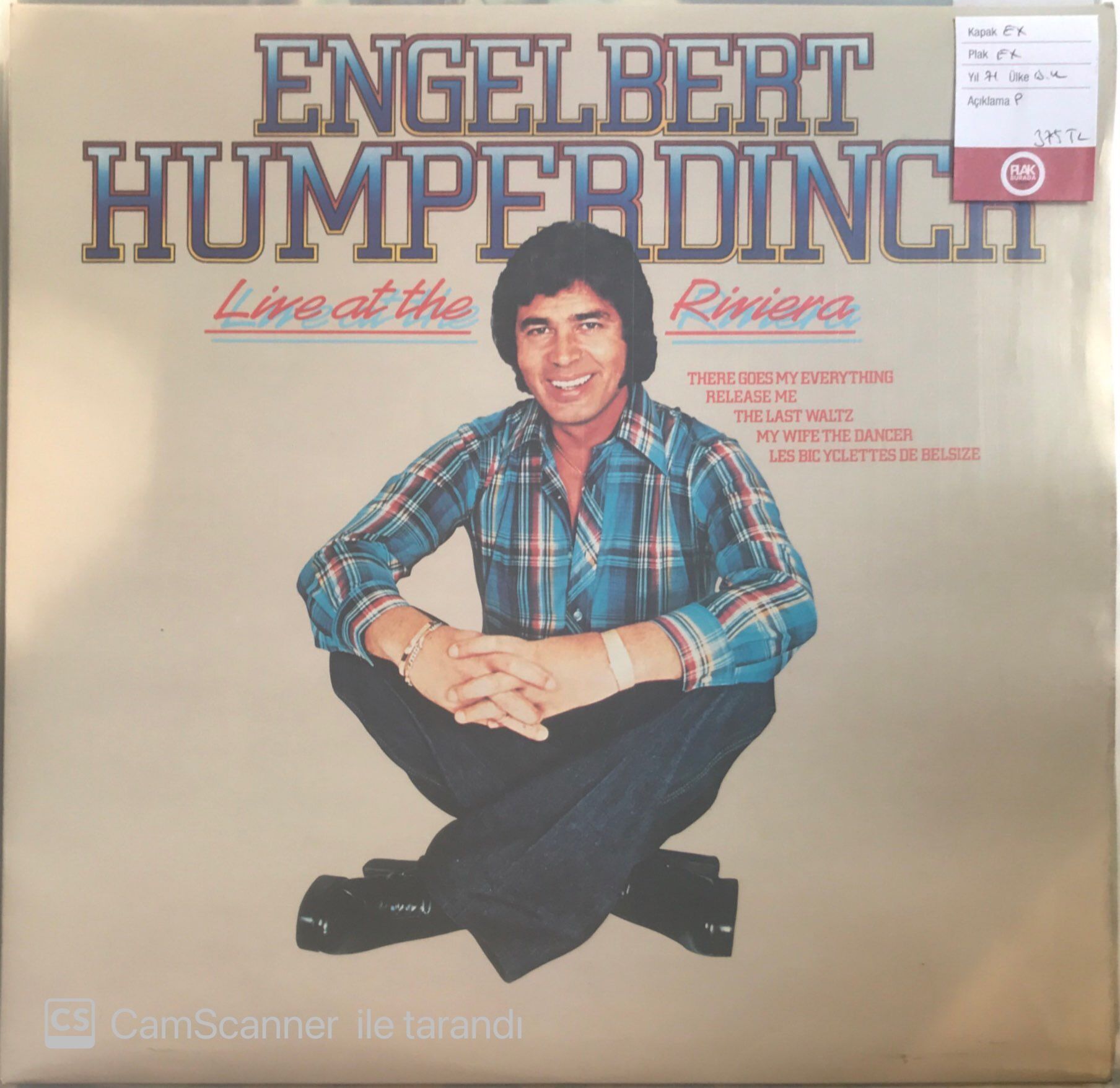 Engelbert Humperdinck - Live At The Riviera LP