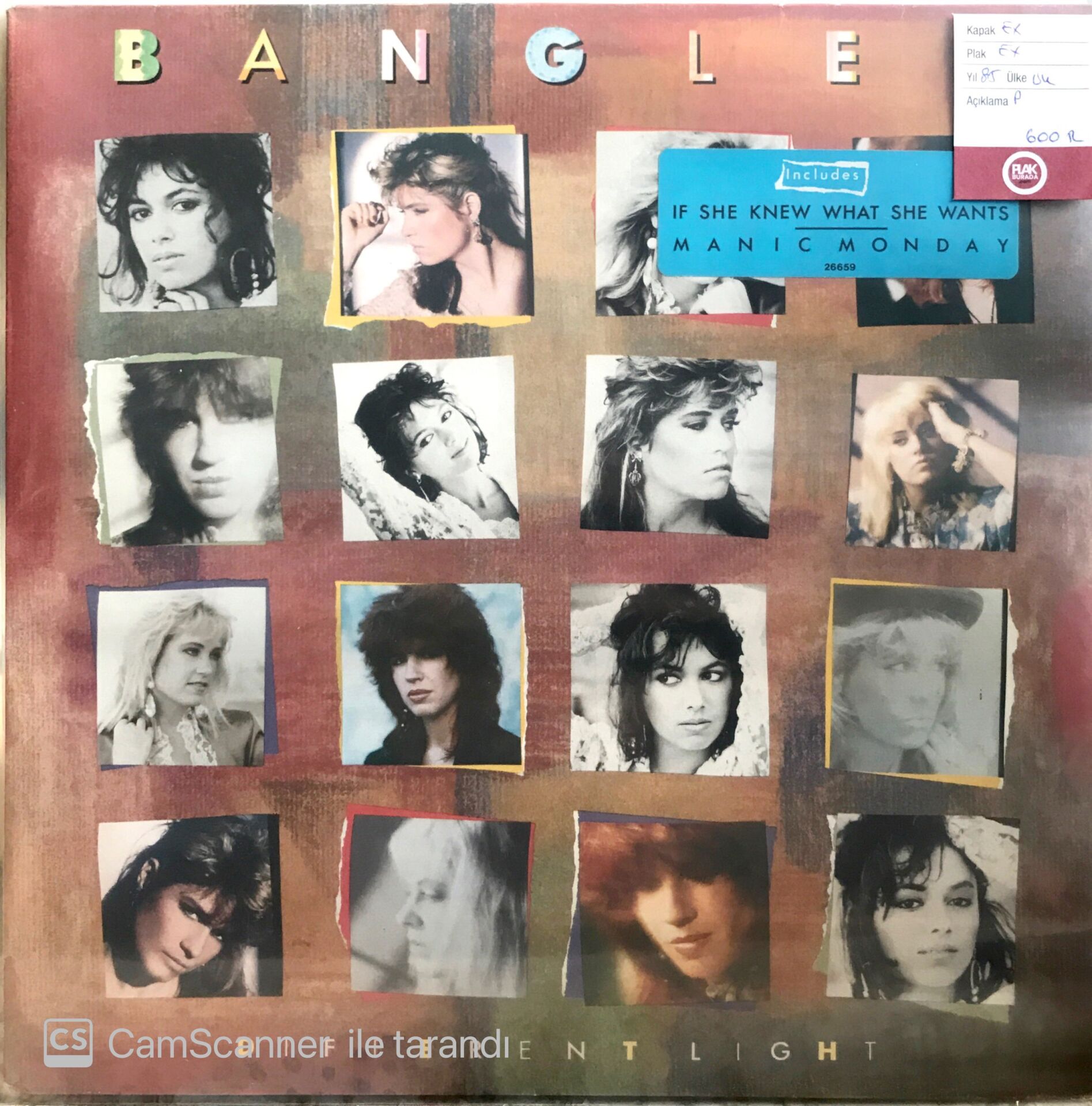 Bangles Different Light LP