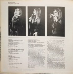 Barbra Streisand Live Concert At The Forum LP