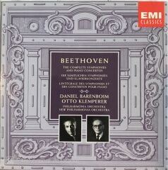 Beethoven The Complete Symphonies And Piano Concertos - Daniel Barenboım , Otto Klemperer 9 CD Box