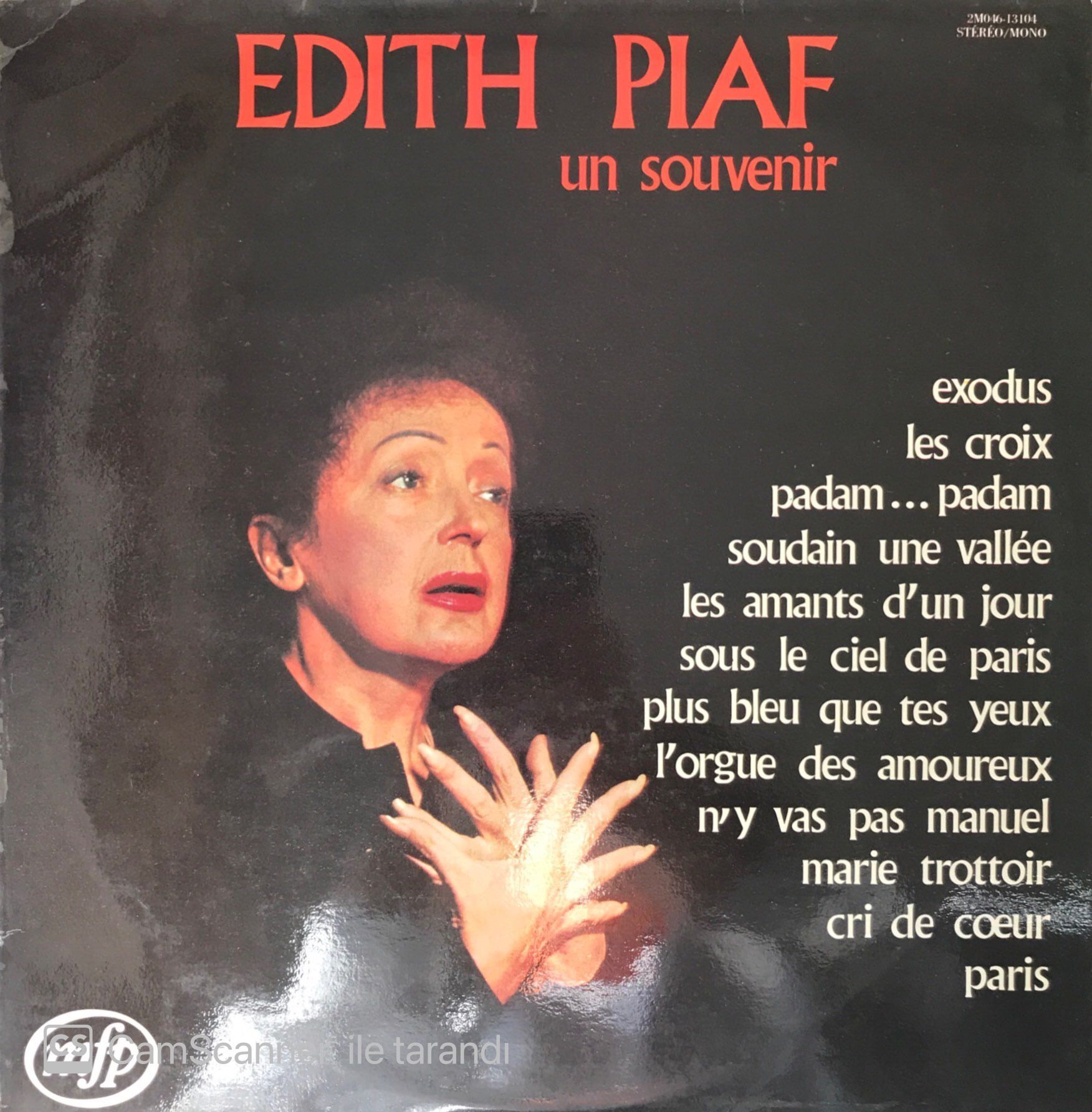 Edith Piaf Un Souvenir LP