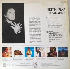 Edith Piaf Un Souvenir LP