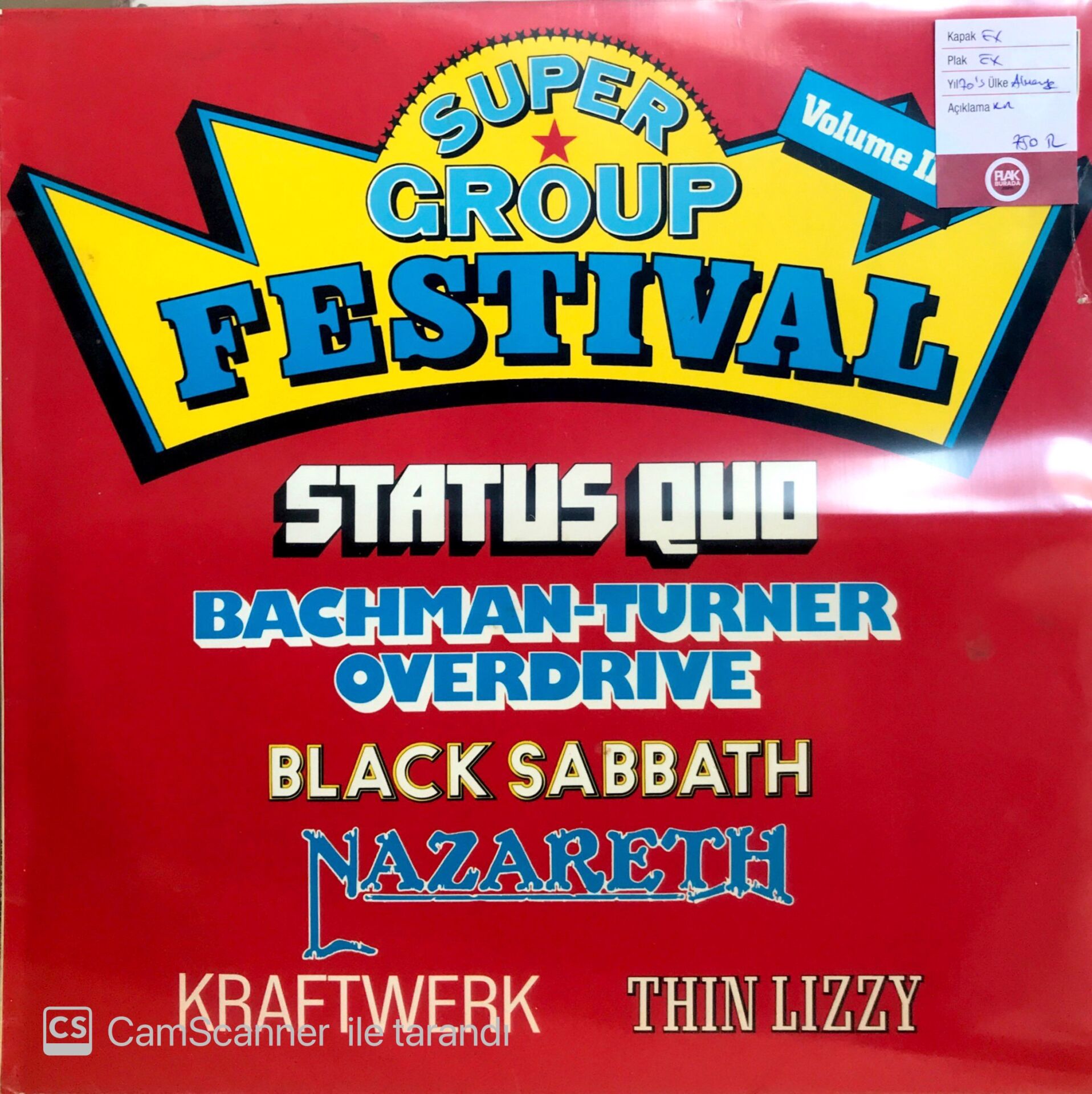 Super Group Festival Volume II LP