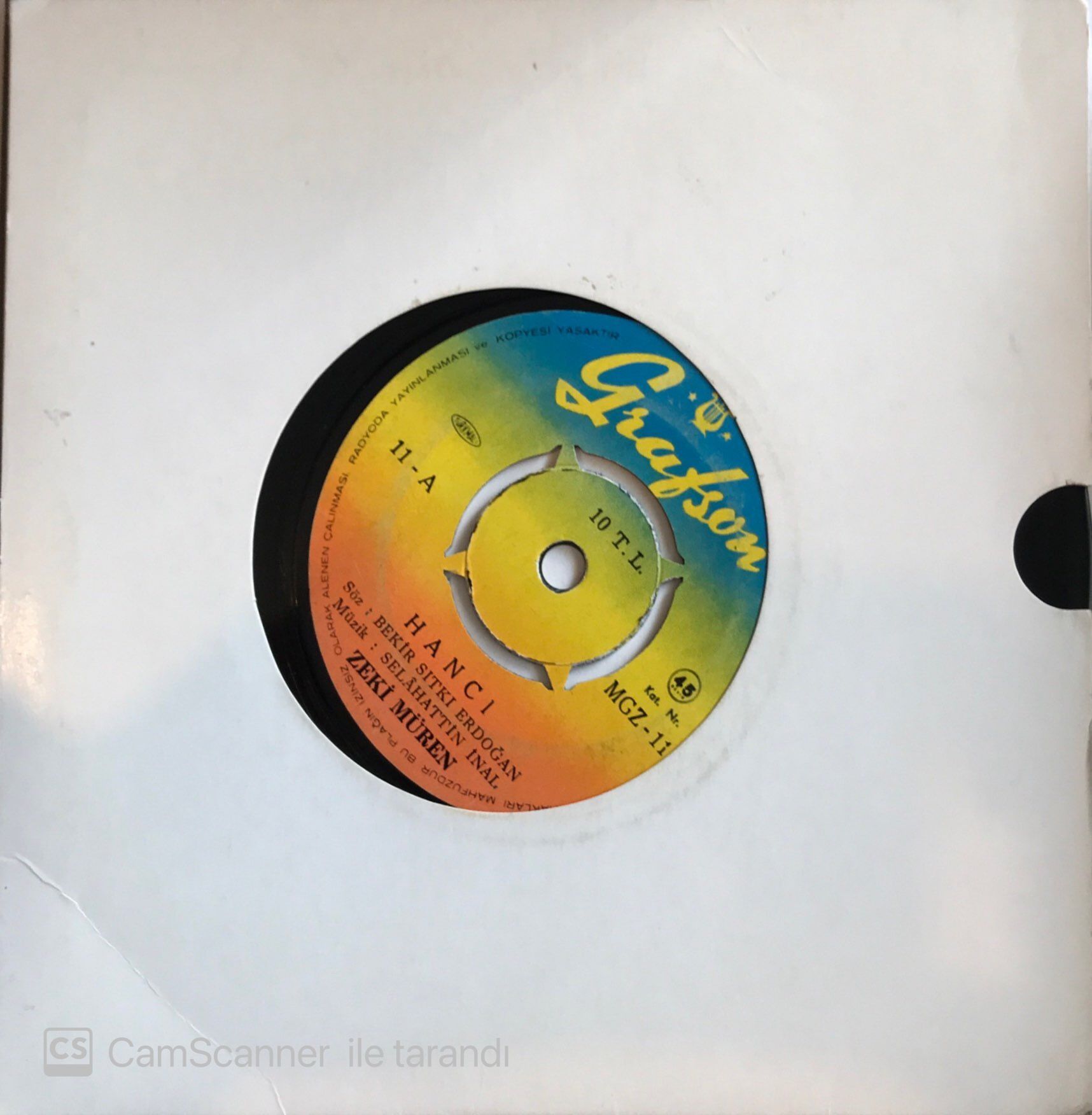 Zeki Müren Hancı 45lik