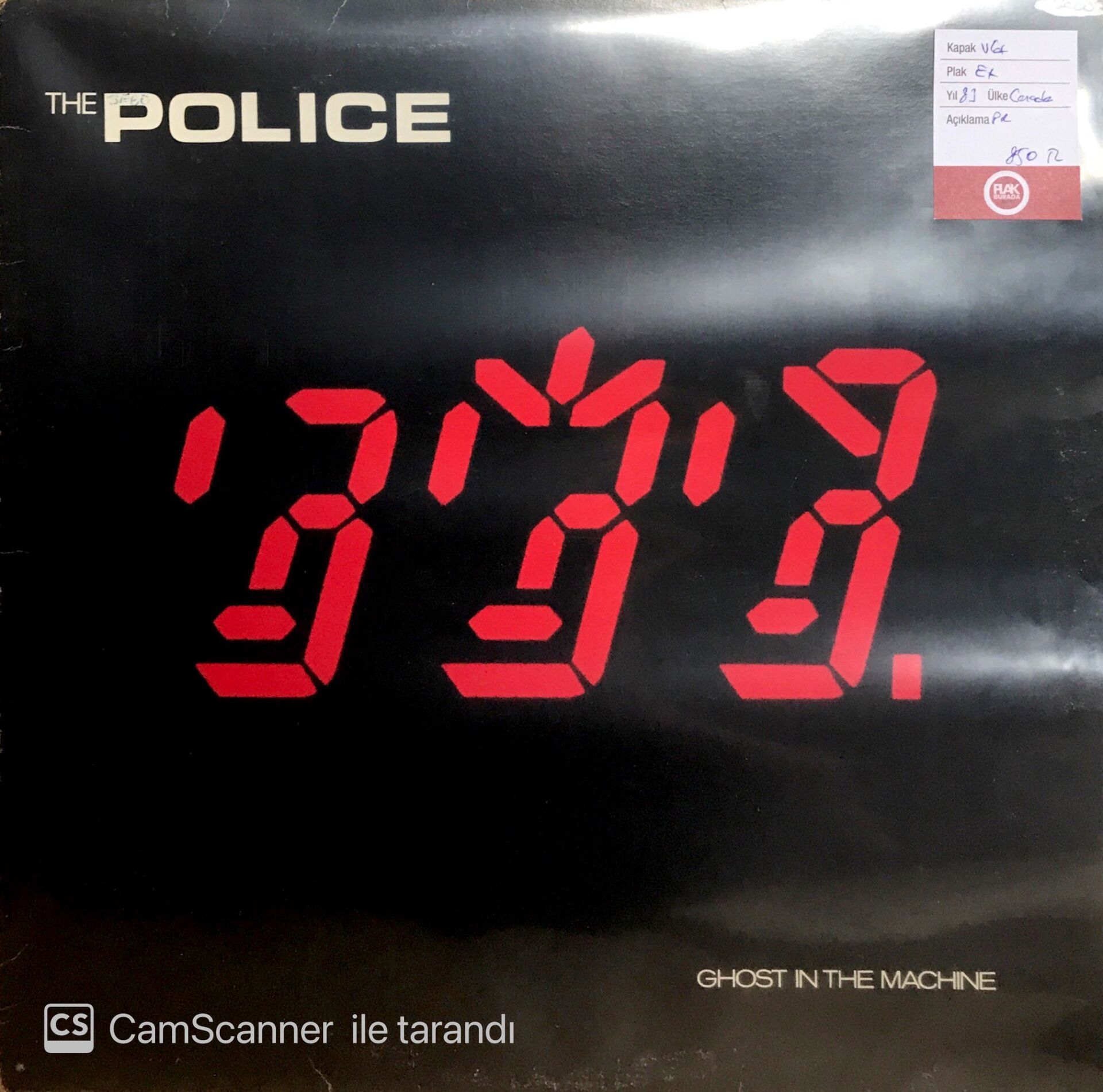 The Police – Ghost In The Machine LP