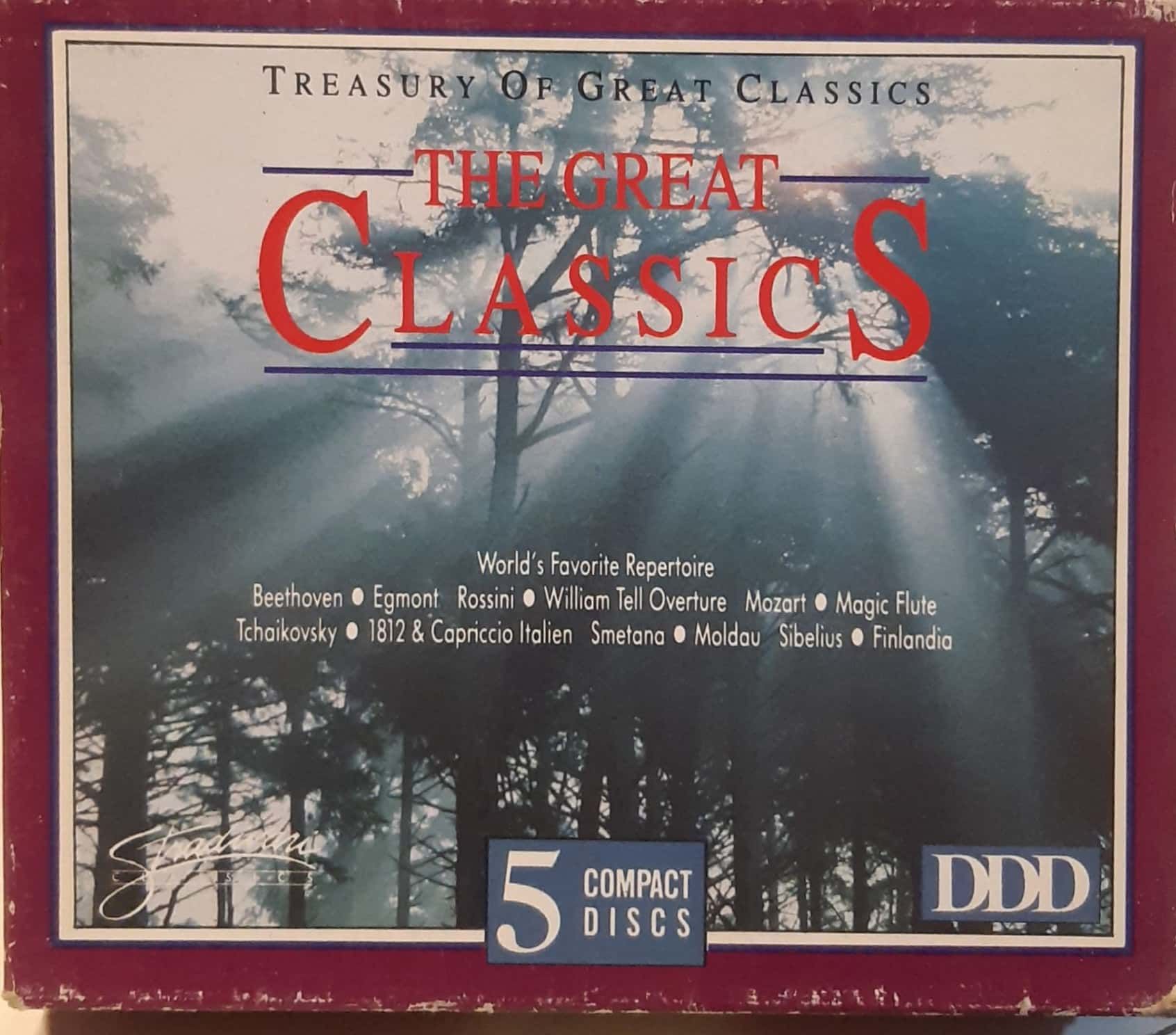 Treasury Of Great Classics The Great Classics 5 Discs CD