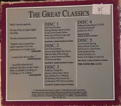 Treasury Of Great Classics The Great Classics 5 Discs CD