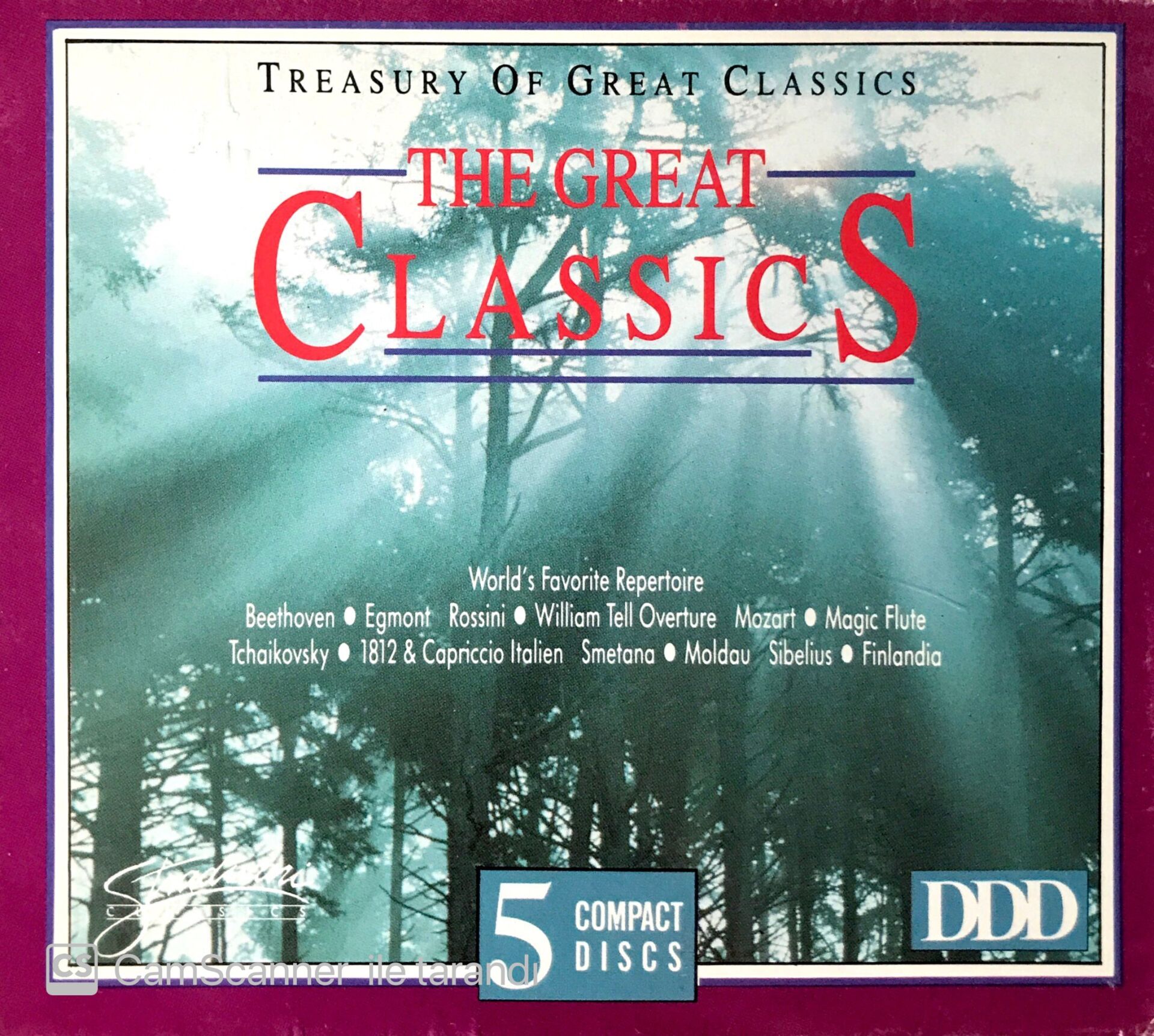 Treasury Of Great Classics The Great Classics 5 Discs CD