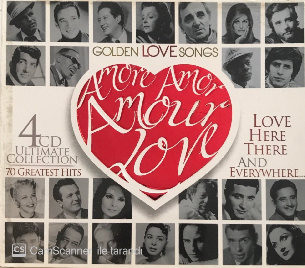 Golden Love Songs Amore Amor Amour Love 4 CD