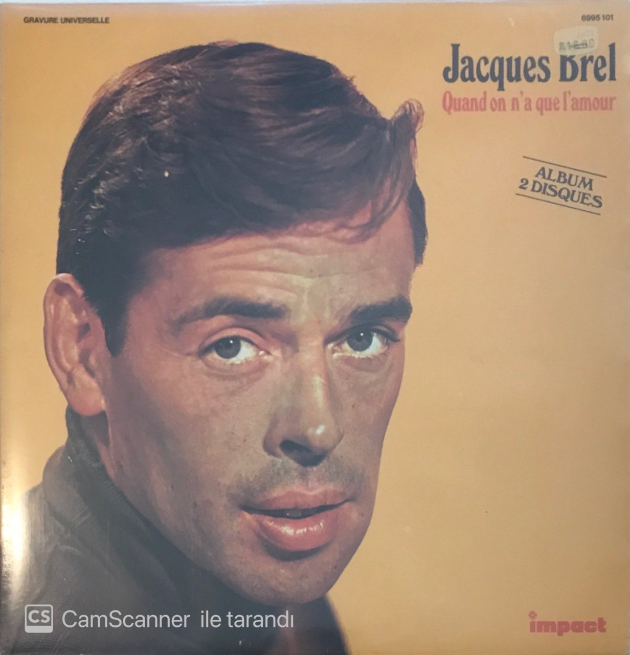 Jacques Brel Quand On N'a Que L'amour Double LP