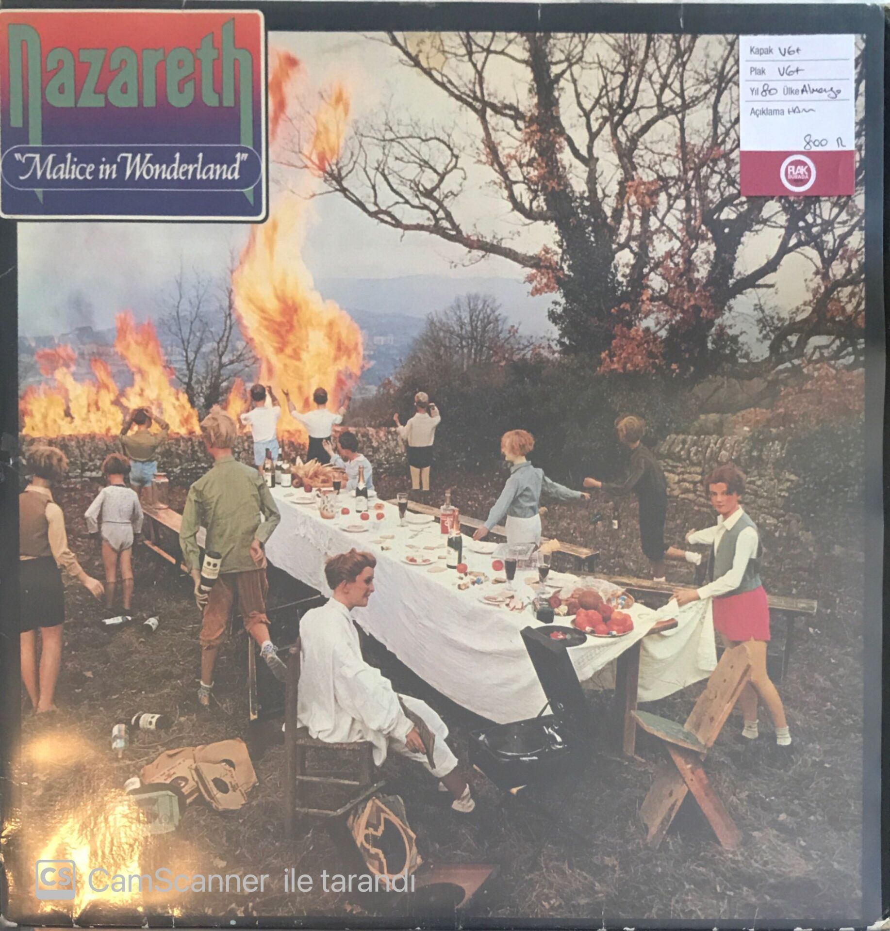 Nazareth - ''Malice In Wonderland'' LP
