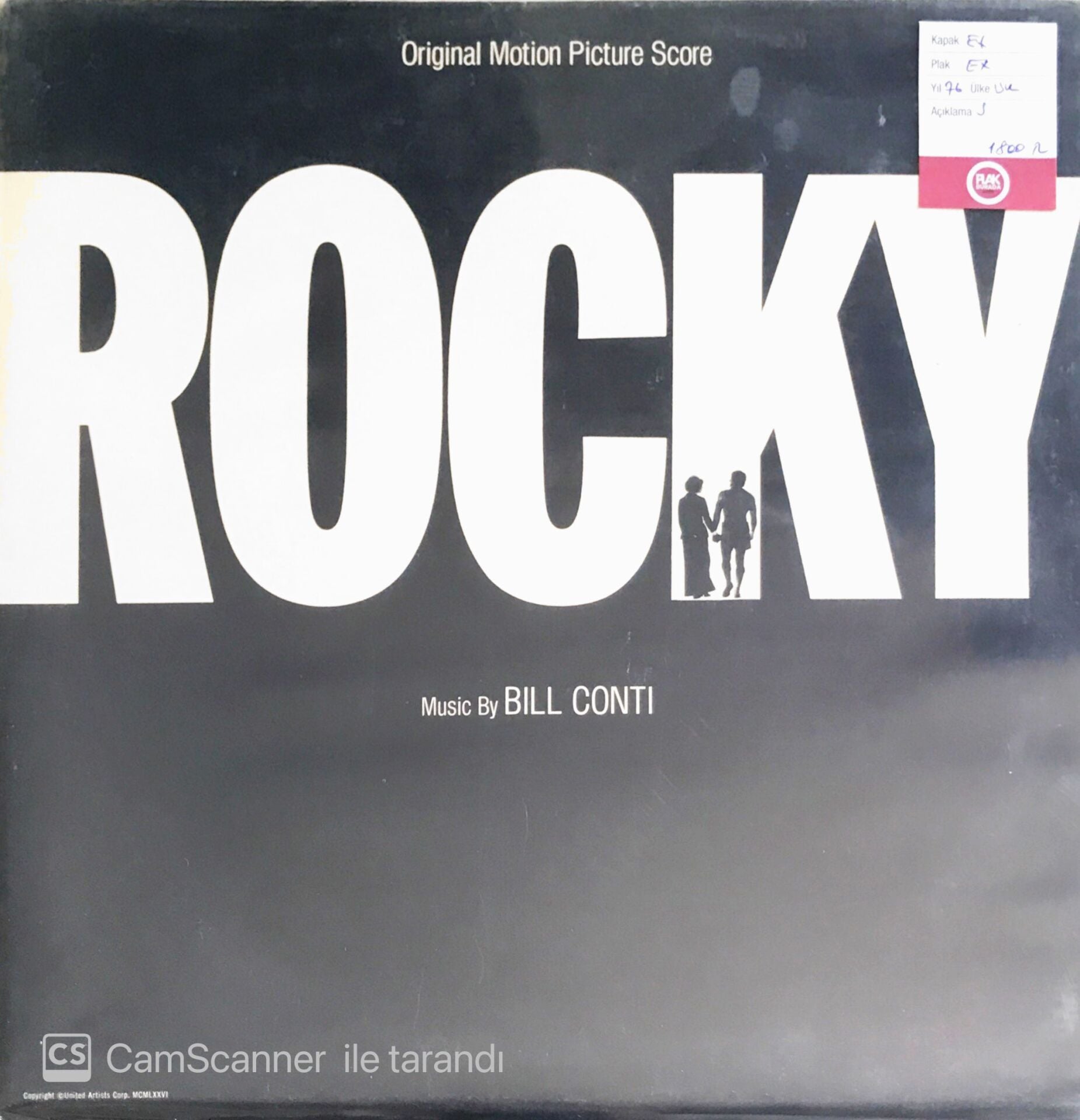 Rocky - Original Motion Picture Score - LP