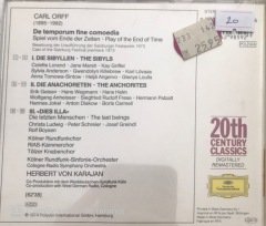 Orff De Temporum Fine Comodeia CD