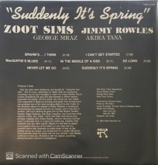 Zoot Sims Suddenly It's Spring LP