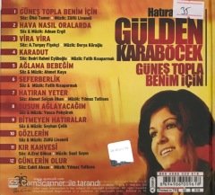 Hatıran Yeter Gülden Karaböcek Güneş Topla Benim İçin CD