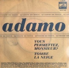 Adamo Tombe La Neige 45lik