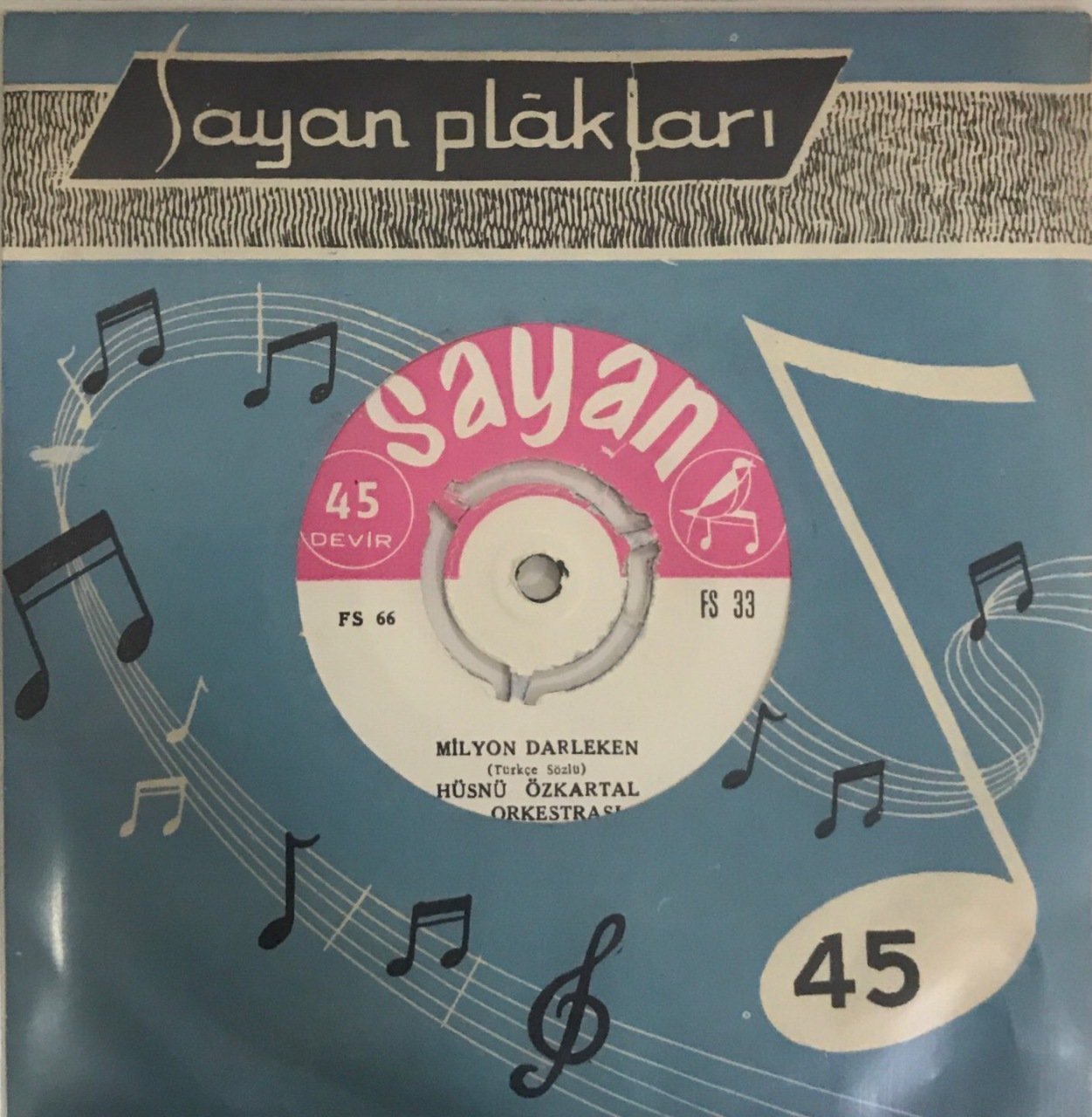 Hüsnü Özkartal ve Orkestrası La Paloma 45lik
