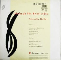 Spandau Ballet – Through The Barricades LP