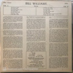 Bill Williams Low And Lonesome LP