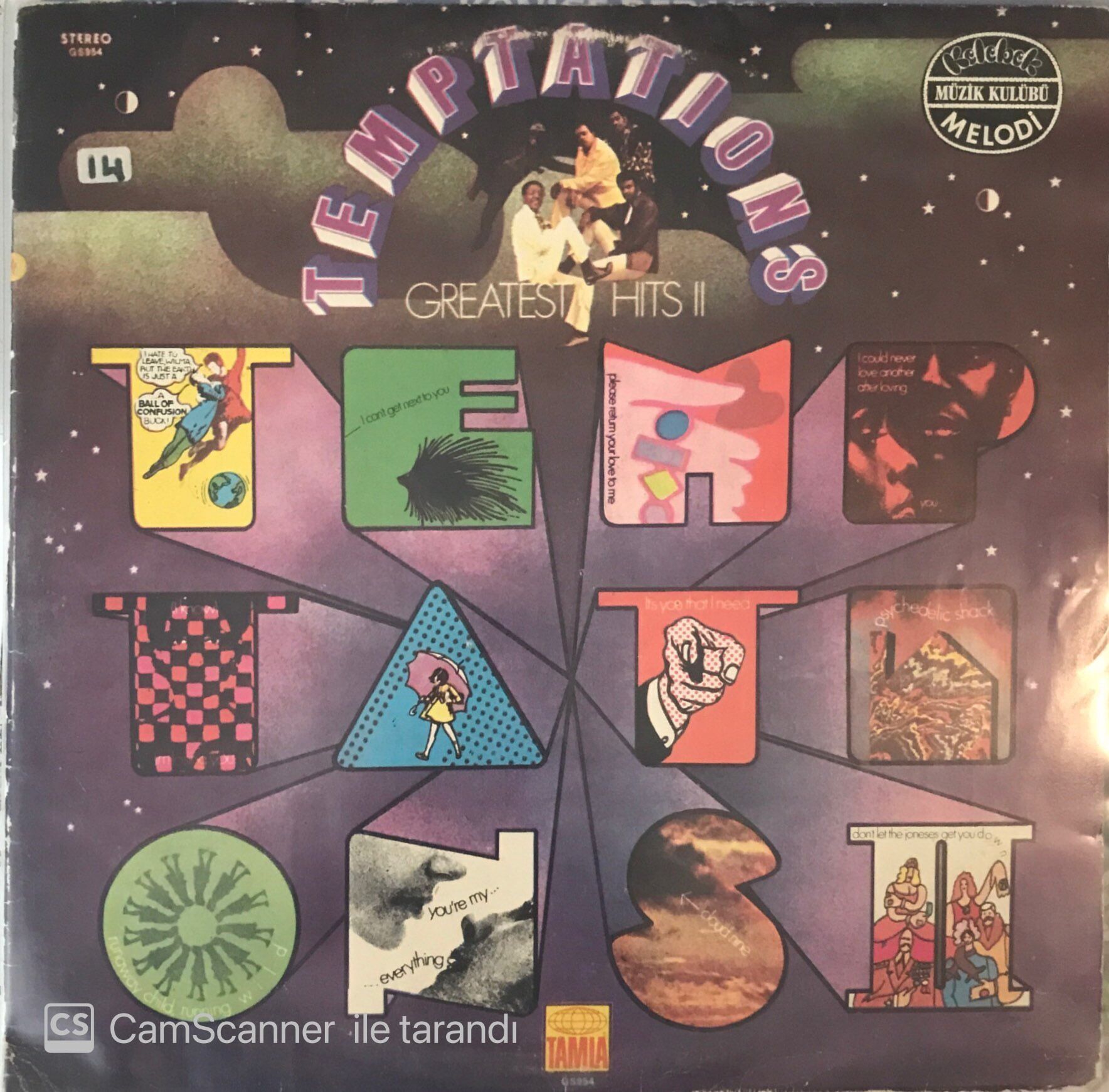 The Temptations Greatest Hits Vol. 2  LP