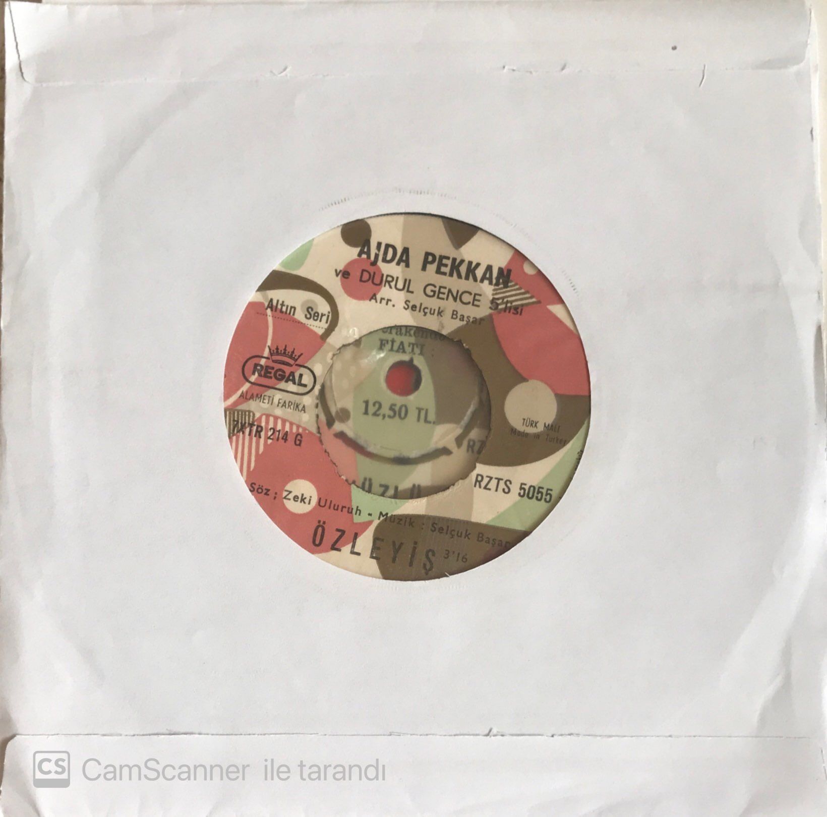 Ajda pekkan ve Durul Gence 5'lisi - Özleyiş 45lik